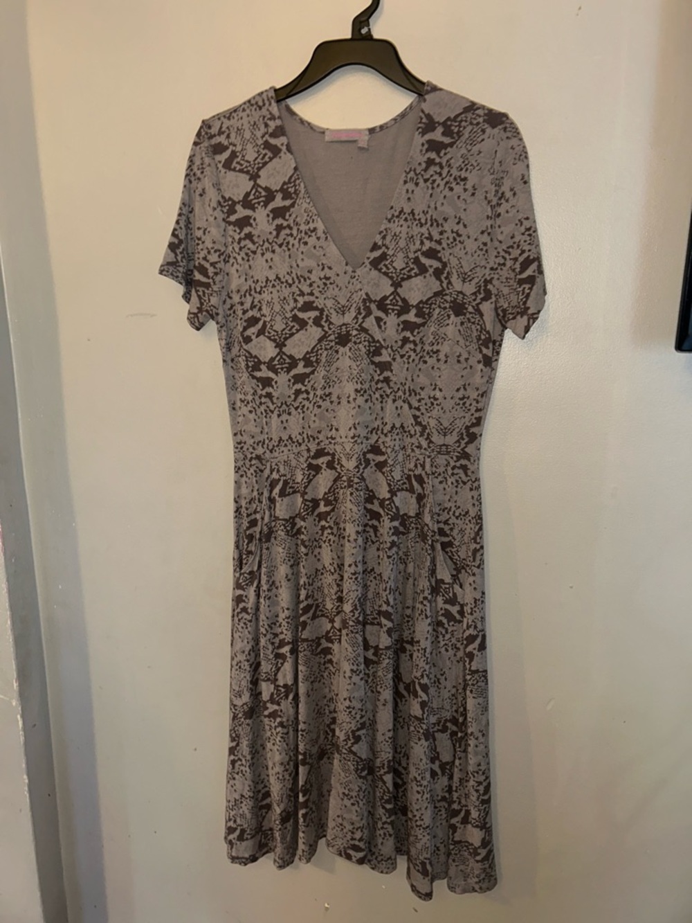 Fresh Produce Dress - Smoke Gecko Gray Sea Song” casual short sleeve